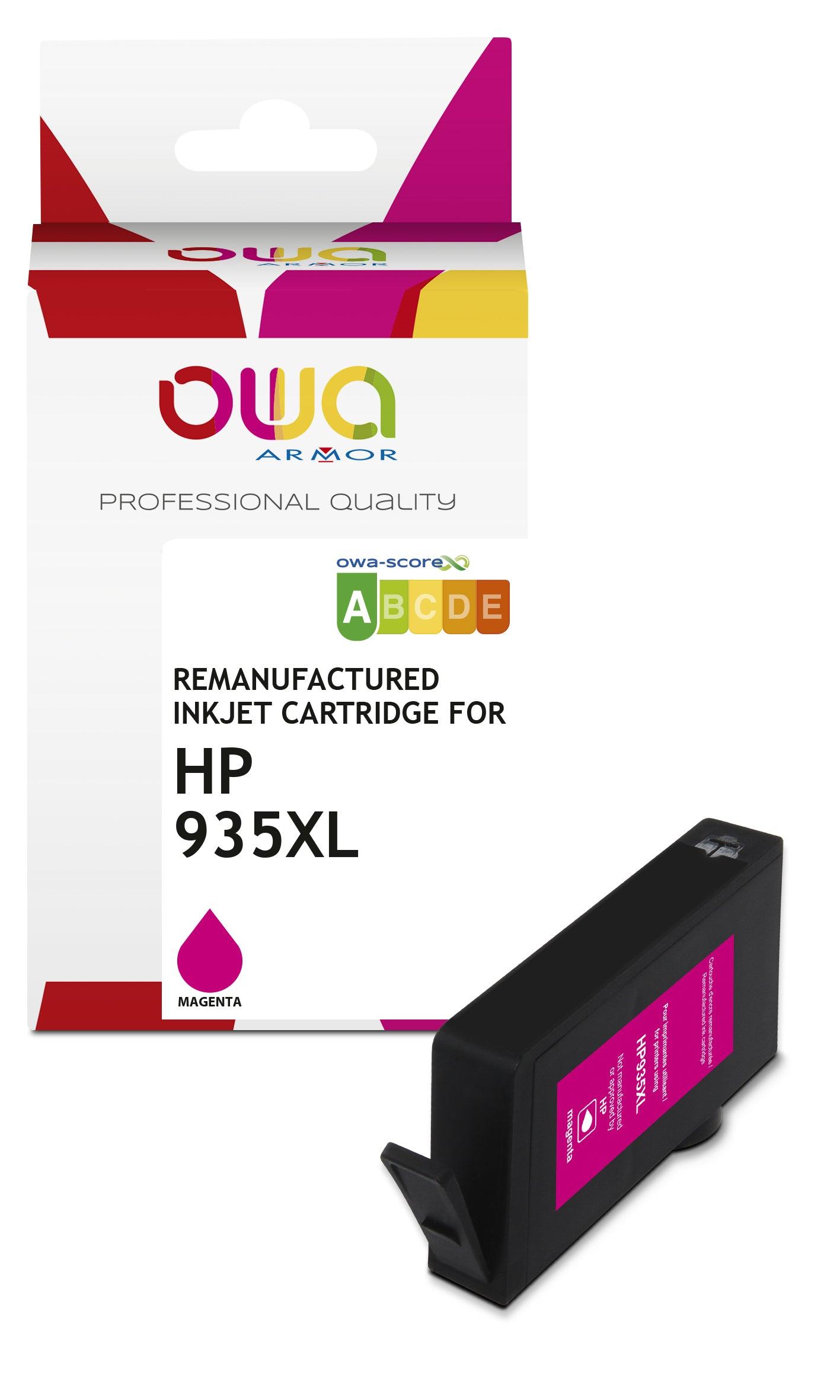 HP 935XL M - cartouche d'encre remanufacturée OWA pour HP - haute capacité - Magenta - Cartouchify