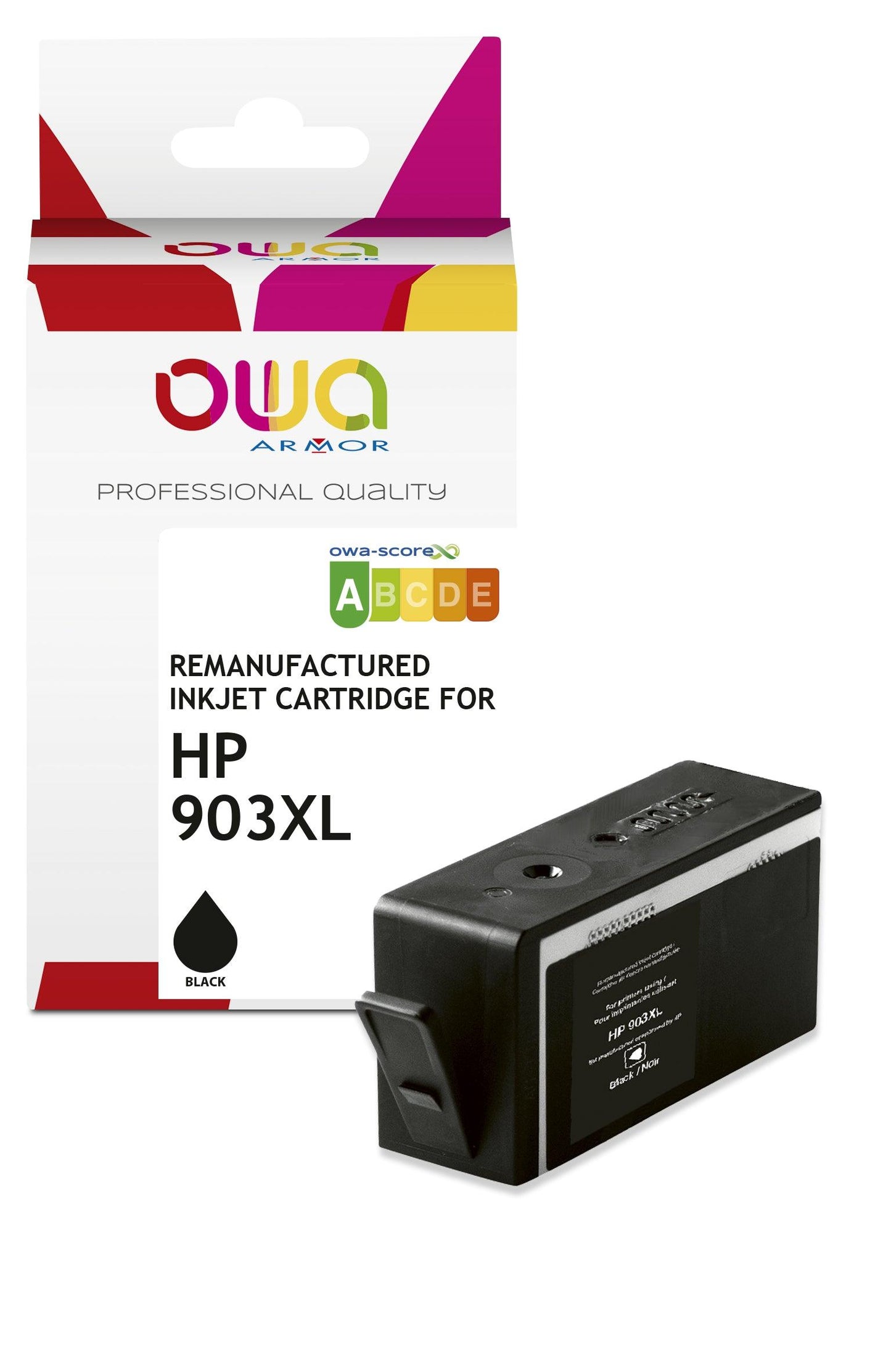 HP 903XL - cartouche d'encre remanufacturée OWA pour HP - haute capacité - Noir - Cartouchify
