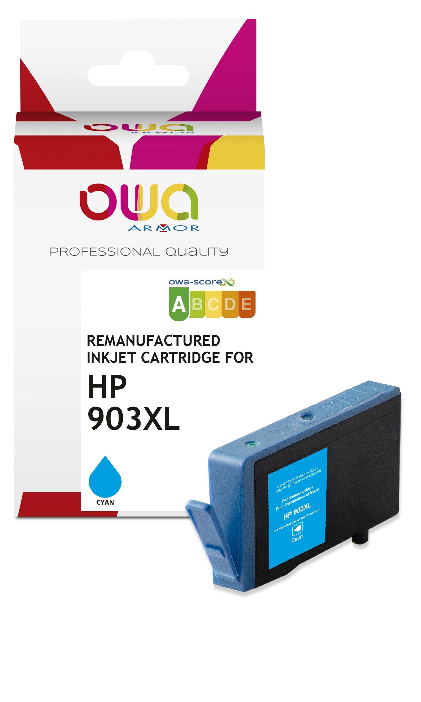 HP 903XL - cartouche d'encre remanufacturée OWA pour HP - haute capacité - Cyan - Cartouchify