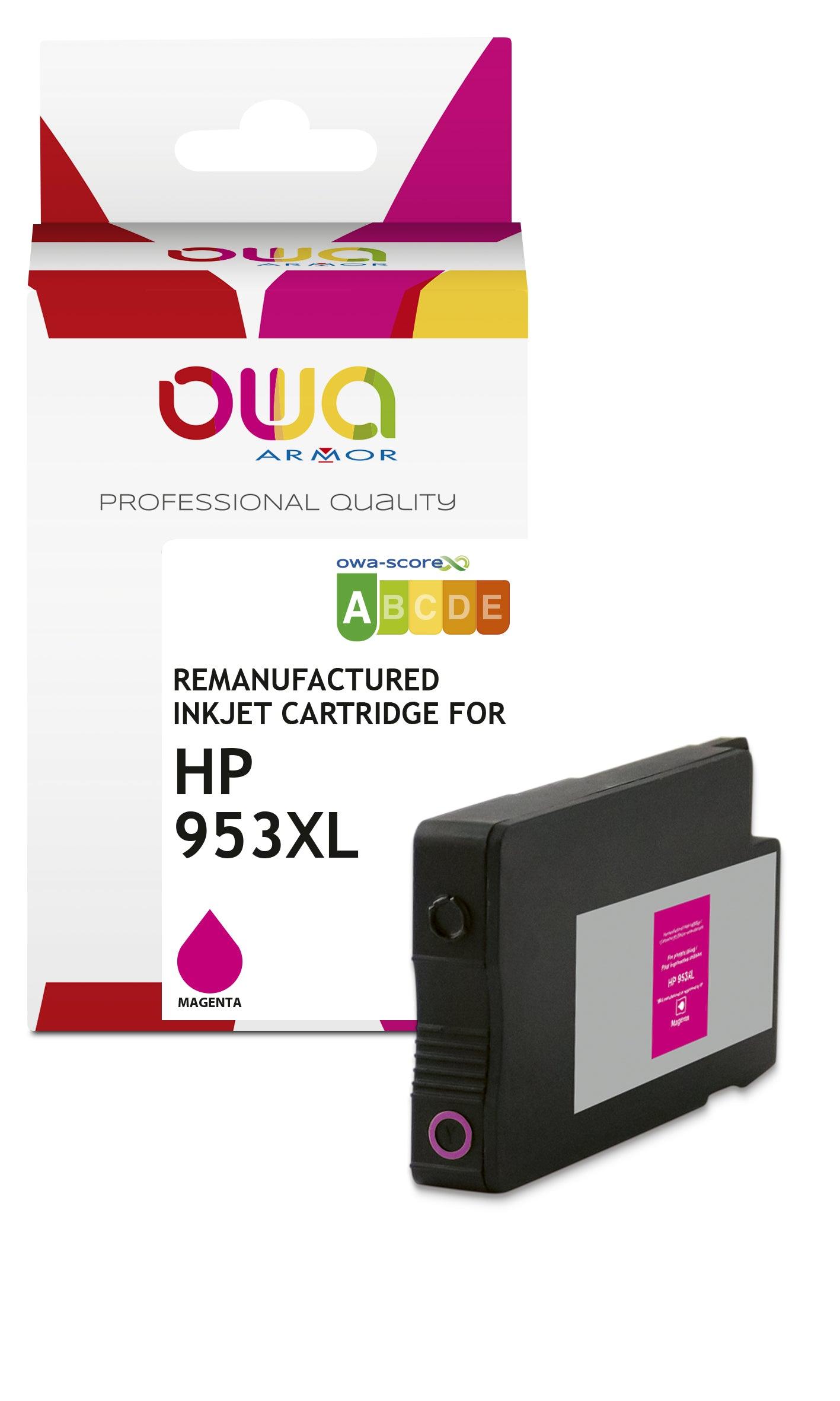 HP 953XL - cartouche d'encre remanufacturée OWA pour HP - haute capacité - Magenta - Cartouchify
