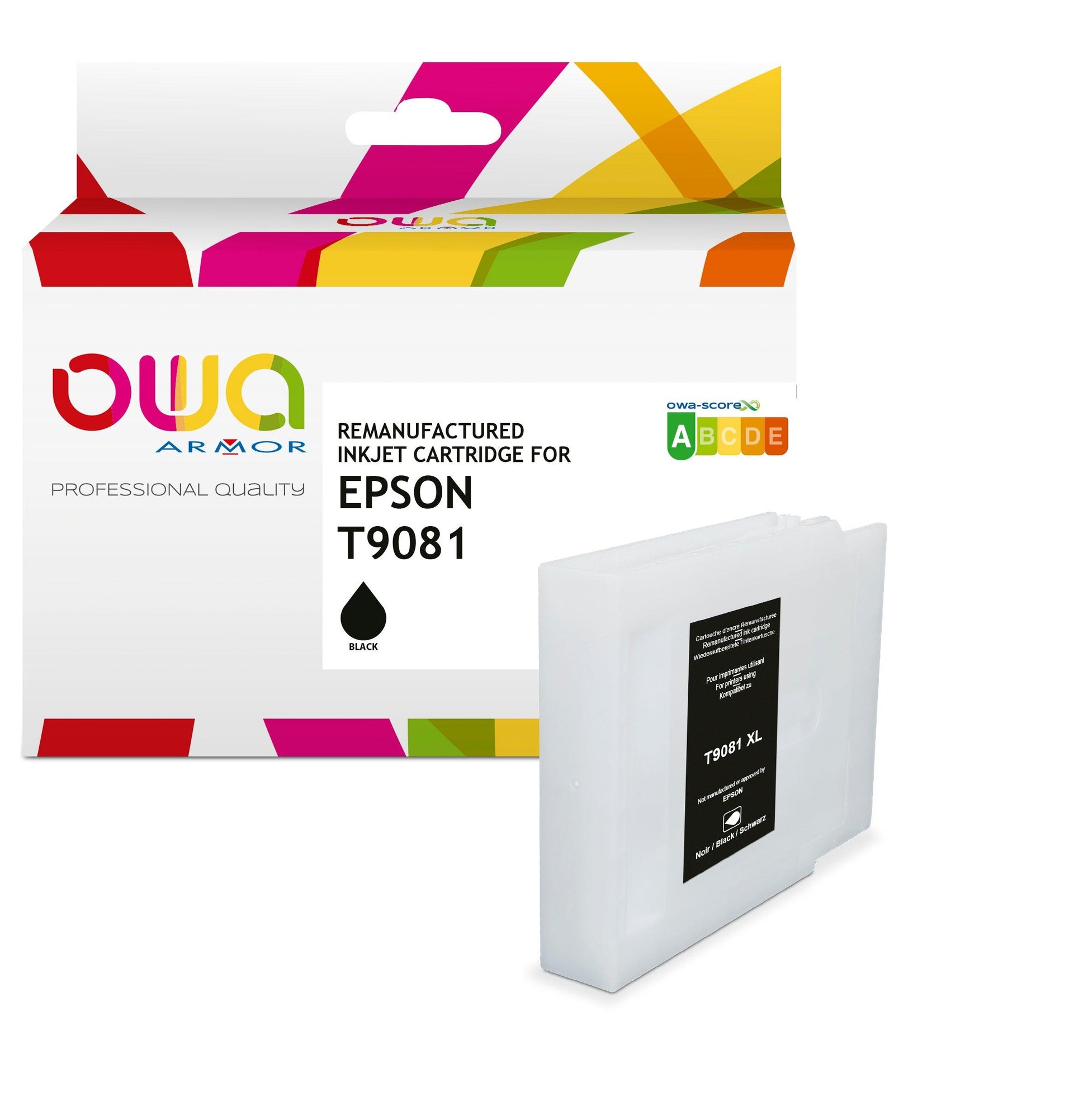 EPSON T9081 - Cartouche compatible - haute capacité - Noir - Cartouchify