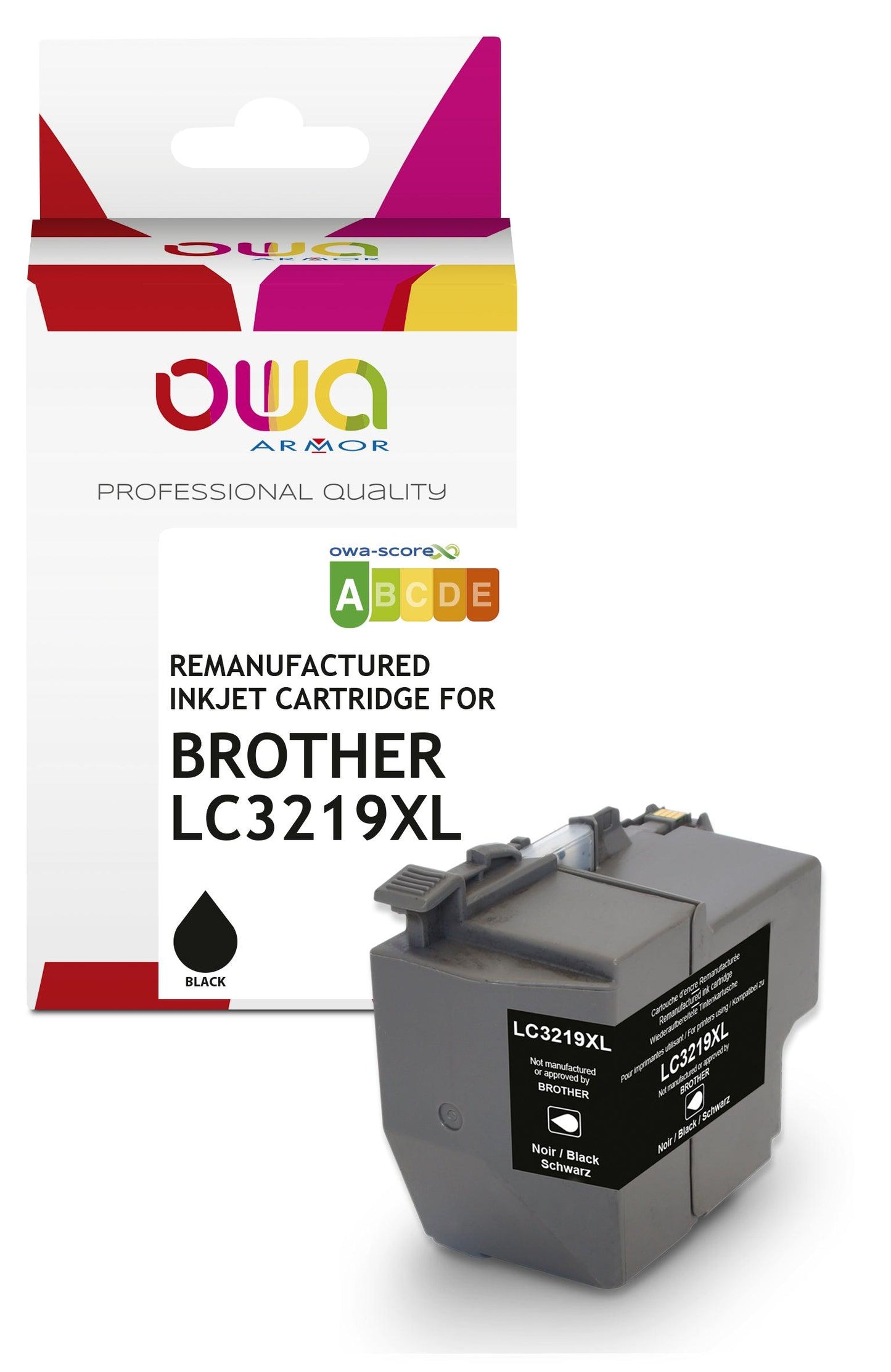 BROTHER LC-3219XL - cartouche d'encre remanufacturée OWA pour BROTHER - haute capacité - Noir - Cartouchify