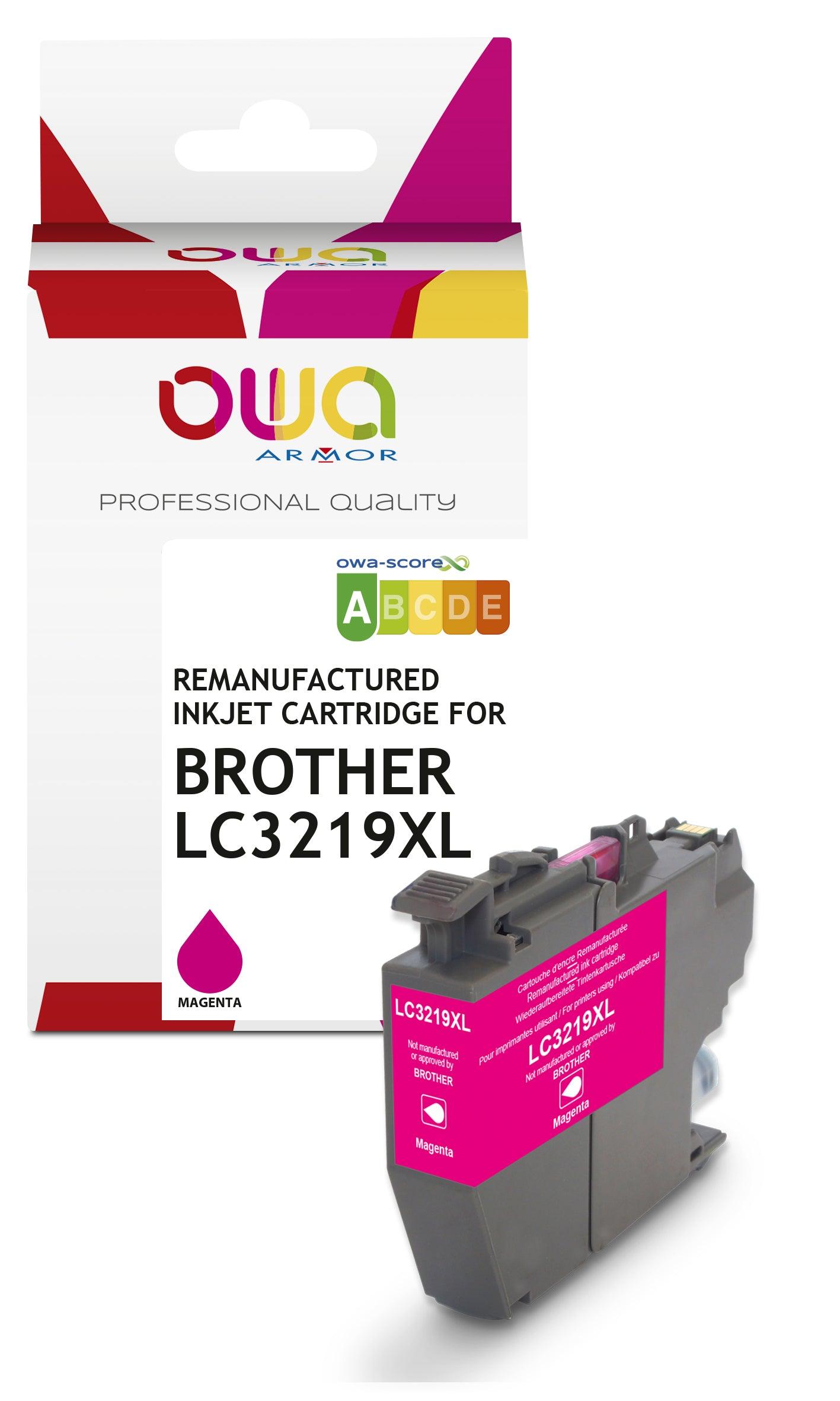 BROTHER LC-3219XL - cartouche d'encre remanufacturée OWA pour BROTHER - haute capacité - Magenta - Cartouchify
