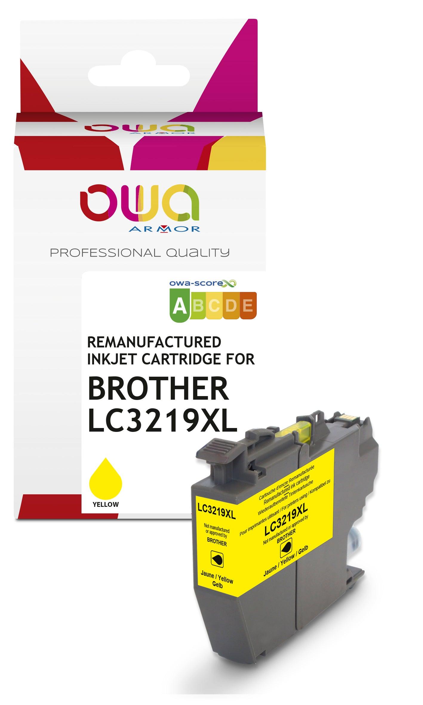 BROTHER LC-3219XL - cartouche d'encre remanufacturée OWA pour BROTHER - haute capacité - Jaune - Cartouchify