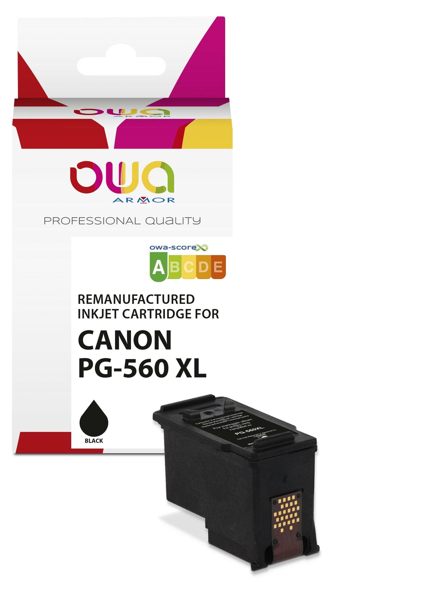 CANON PG 560XL - cartouche d'encre remanufacturée OWA pour CANON - haute capacité - Noir - Cartouchify