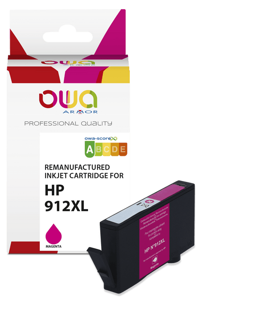 HP 912XL - cartouche d'encre remanufacturée OWA pour HP - haute capacité - Magenta - Cartouchify