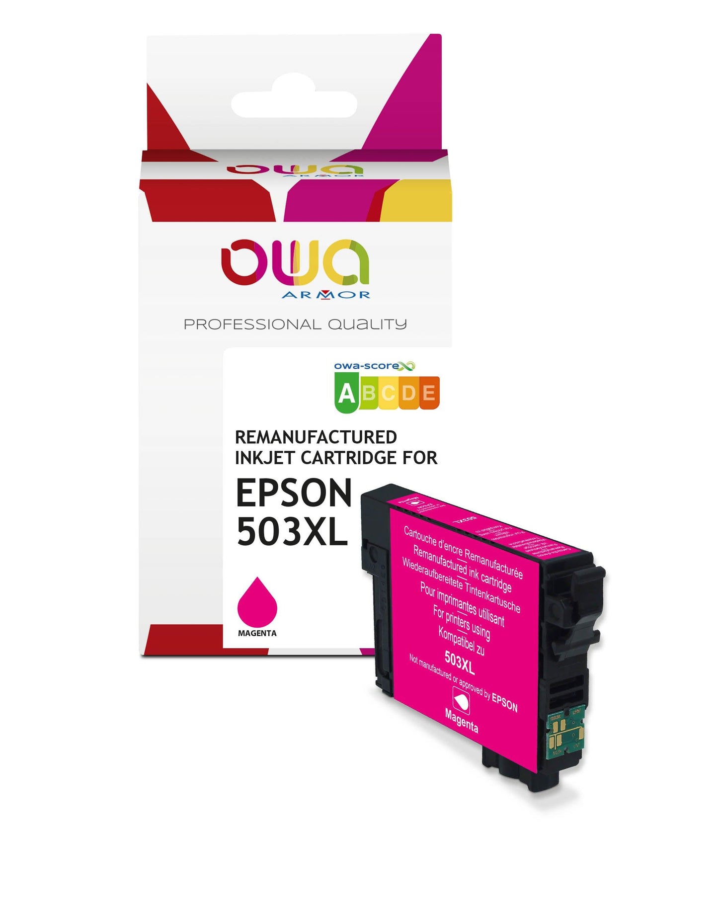 EPSON 503XL - cartouche d'encre remanufacturée OWA pour EPSON - haute capacité - Magenta - Cartouchify
