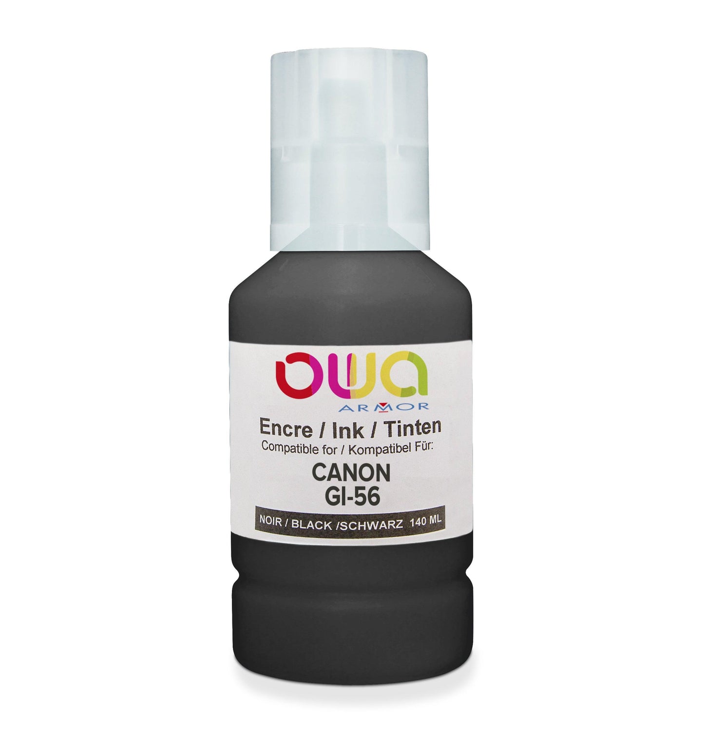 CANON GI-56 - bouteille d'encre compatible OWA pour CANON - Noir - Cartouchify