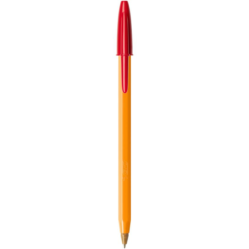 BIC Stylo à bille orange, rouge - Cartouchify