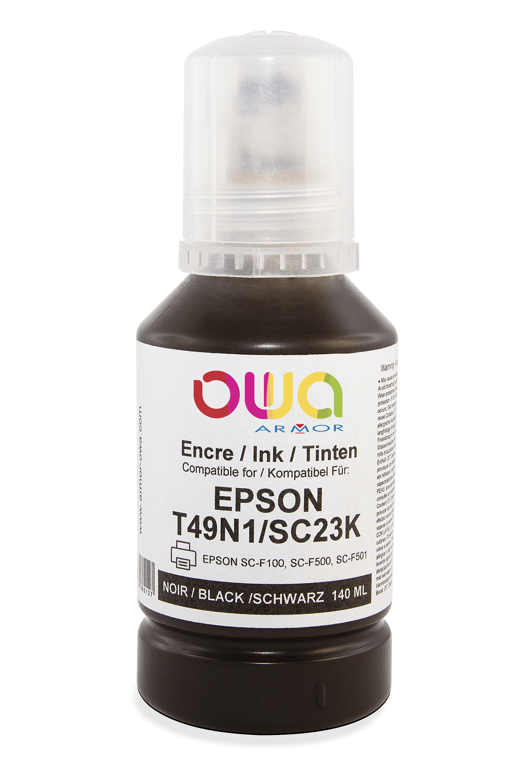 EPSON T49N - bouteille d'encre compatible - Noir - Cartouchify