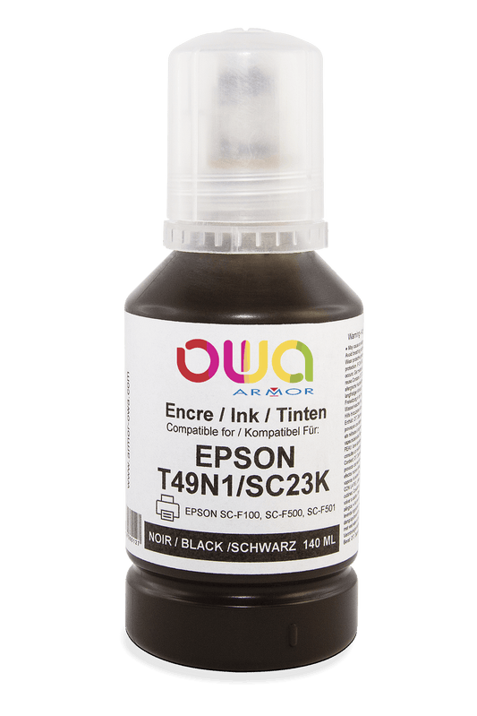 EPSON T49N - bouteille d'encre compatible - Noir - Cartouchify