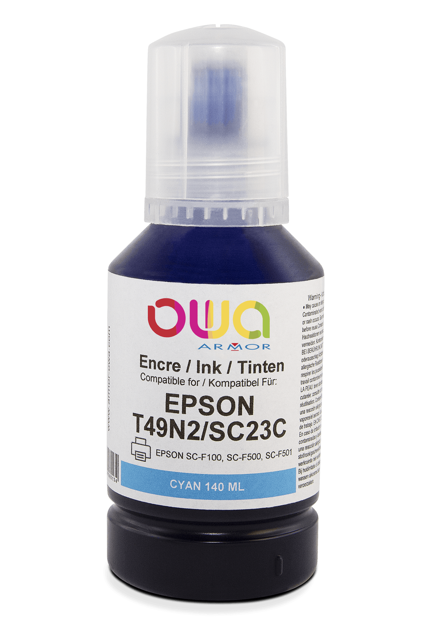 EPSON T49N - bouteille d'encre compatible - Cyan - Cartouchify