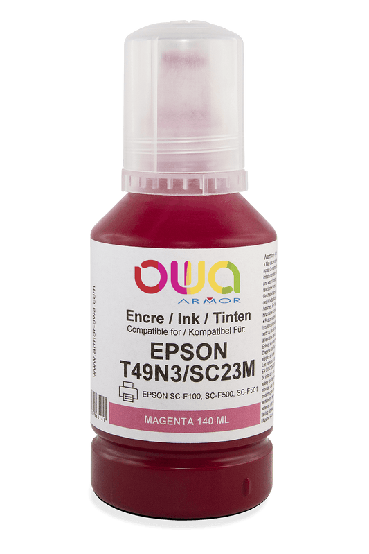 EPSON T49N - bouteille d'encre compatible - Magenta - Cartouchify