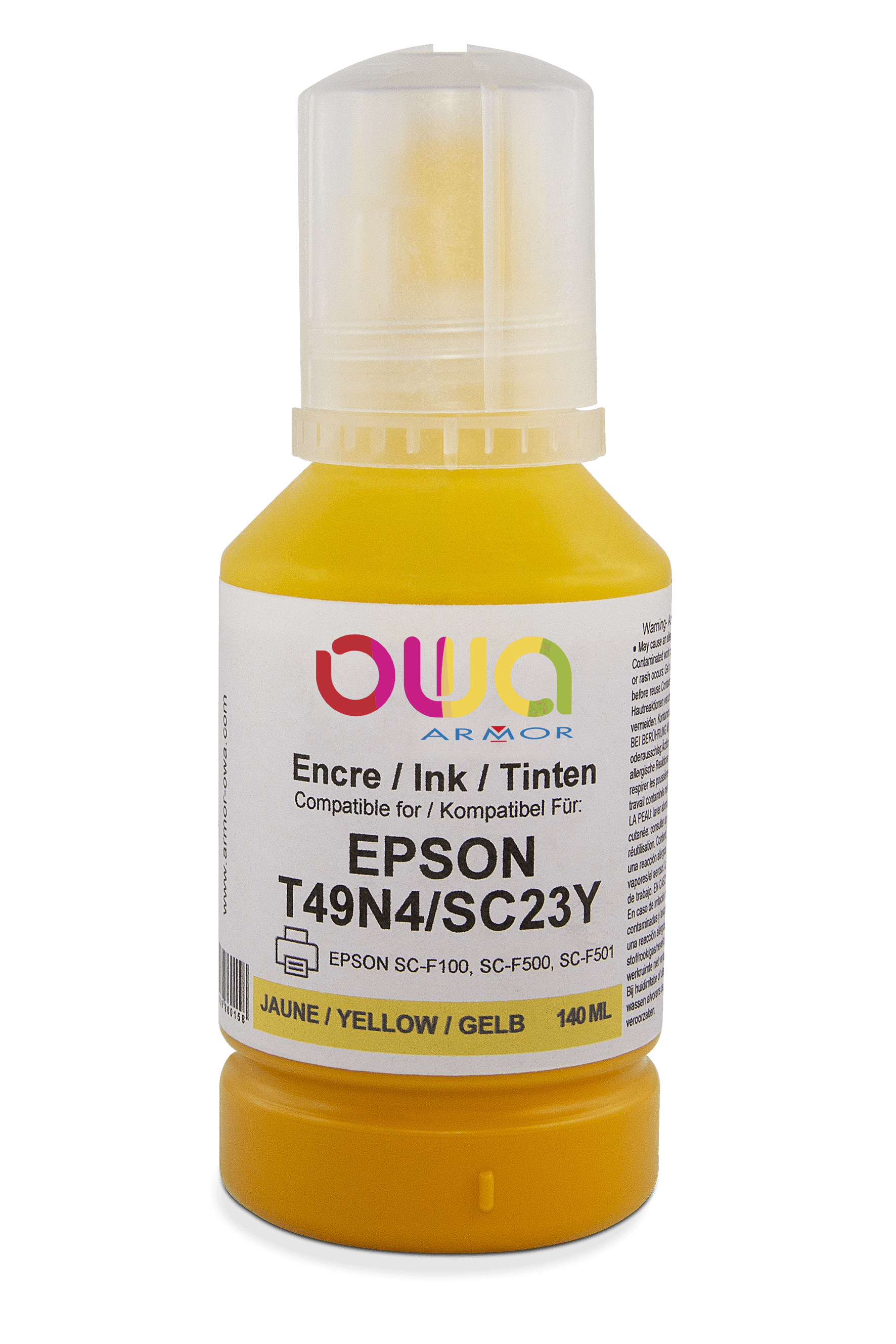 EPSON T49N - bouteille d'encre compatible - Jaune - Cartouchify