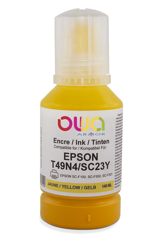 EPSON T49N - bouteille d'encre compatible - Jaune - Cartouchify