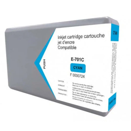 Cartouche compatible Epson T7012 C13T70124010 Cyan - Jet d’encre The Premium Solution