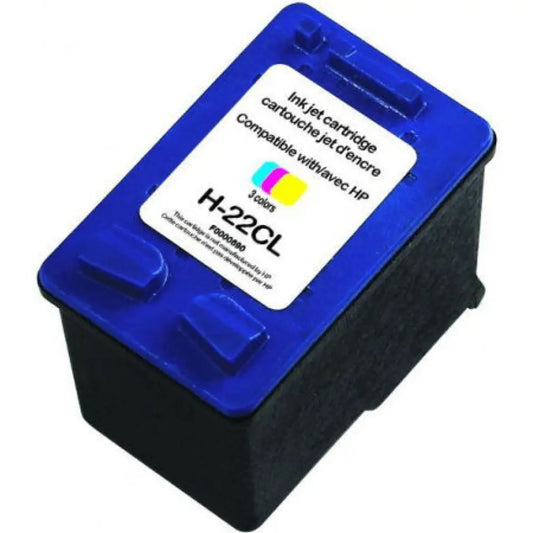 Cartouche compatible hp 22 C9352AE - 3 Couleurs - Jet d’encre remanufacturé Switch RE