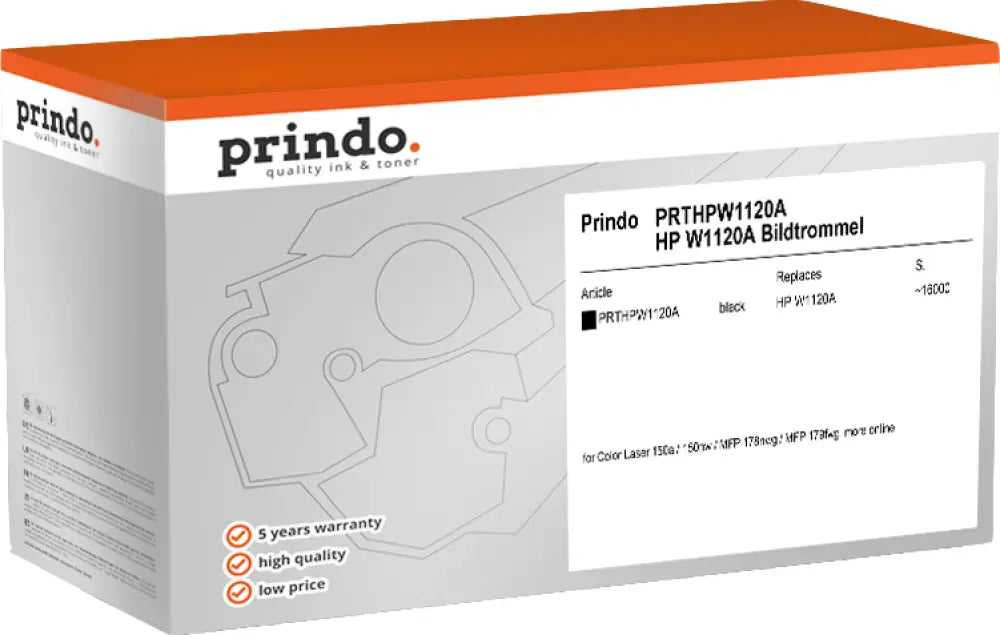 Compatible avec HP 120A Prindo Classic Tambour d’image Noir(e)