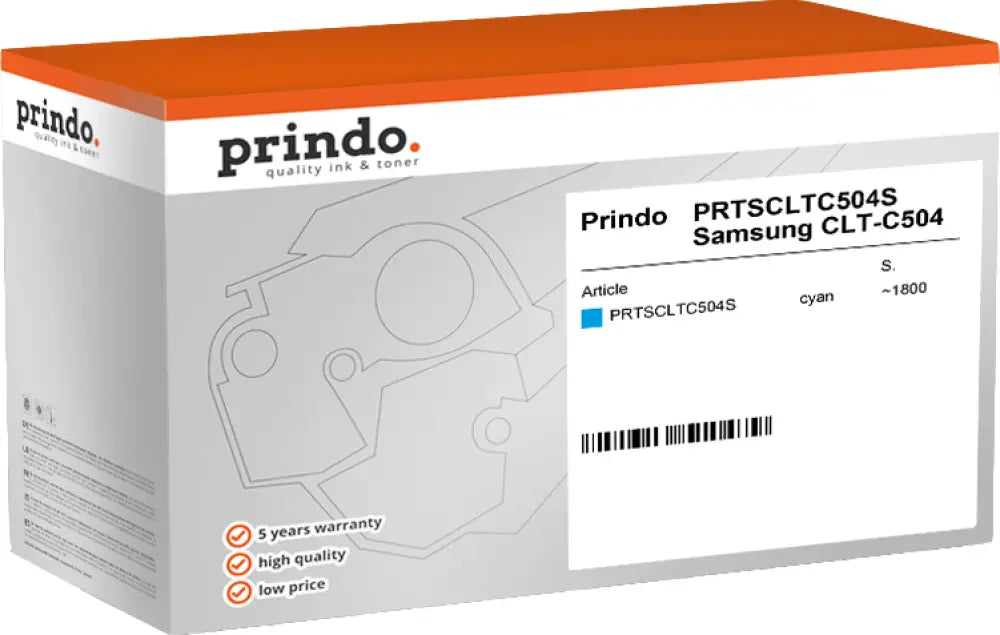 Compatible avec Samsung CLT-C504S Prindo Classic Cyan Toner - compatible