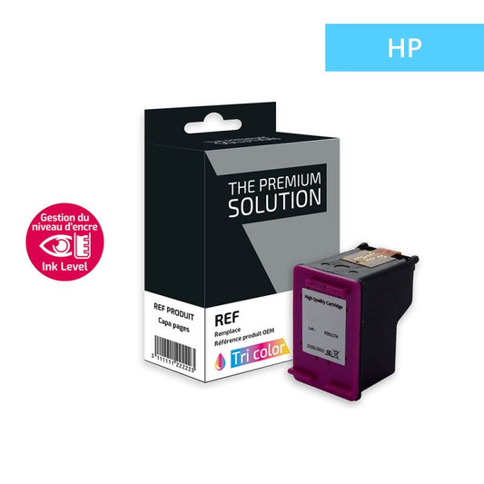 The Premium Solution hp 123XL V2 F6V18AE 3 Couleurs 1CMY