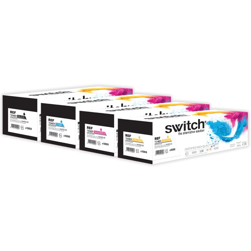 Switch 593BBRZ, 593BBSD, 593BBRV, 593BBSE Pack 4 Couleurs