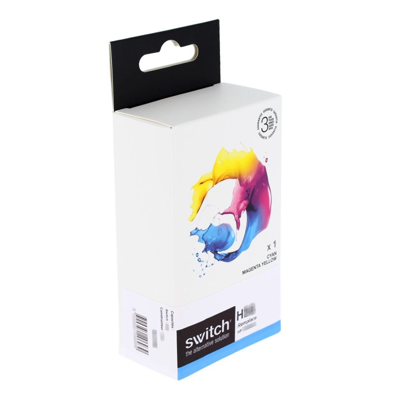 Switch RE hp 15 / 17 / 23 / 78 C6625AE 3 Couleurs 1CMY