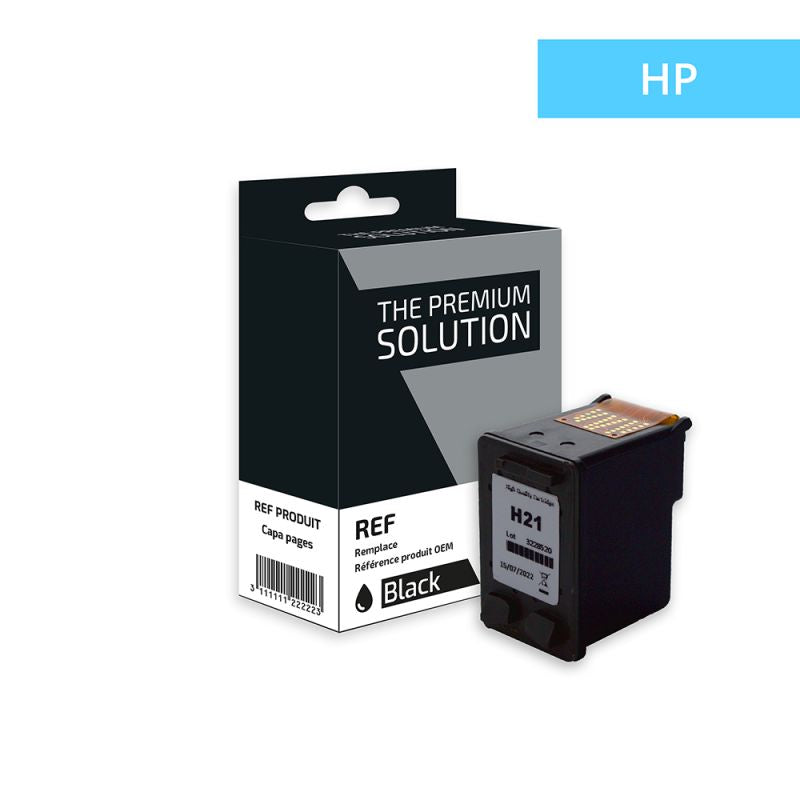 The Premium Solution hp 21 / 22 C9351AE Noir 1B