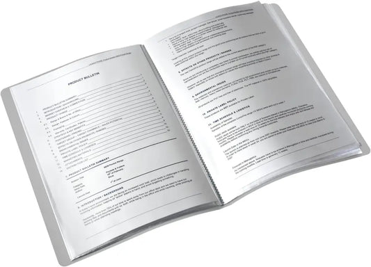 LEITZ Protège documents Style format A4 PP blanc arctique - Protèges-documents & chevalets de table