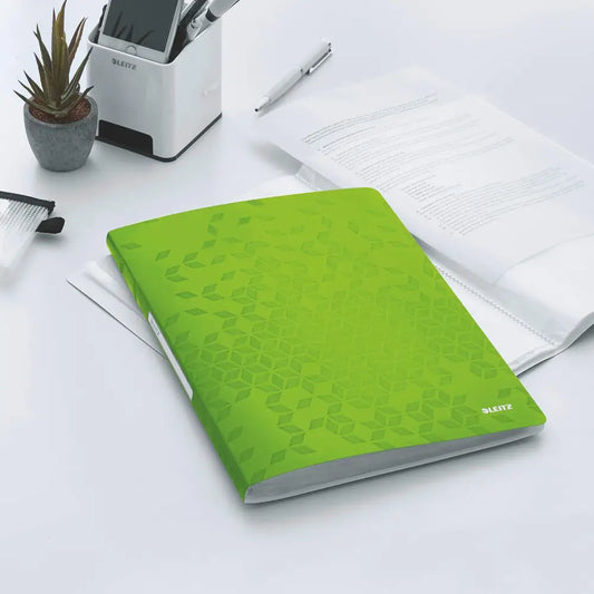 LEITZ Protège-documents WOW A4 PP 40 pochettes vert - Protèges-documents & chevalets de table