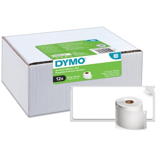 DYMO Etiquette d'expédition LabelWriter, 25 x 54 mm, blanc - Cartouchify