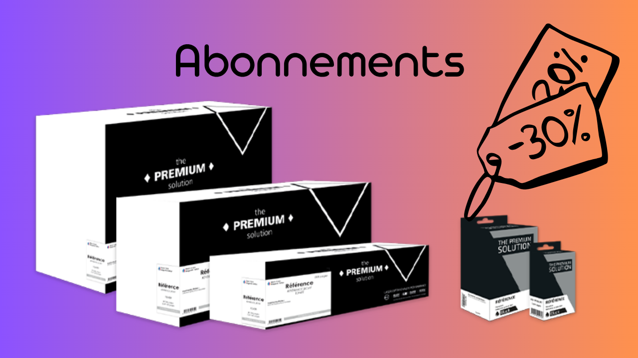 Cartouchify - Pack cartouches et toner en abonnment