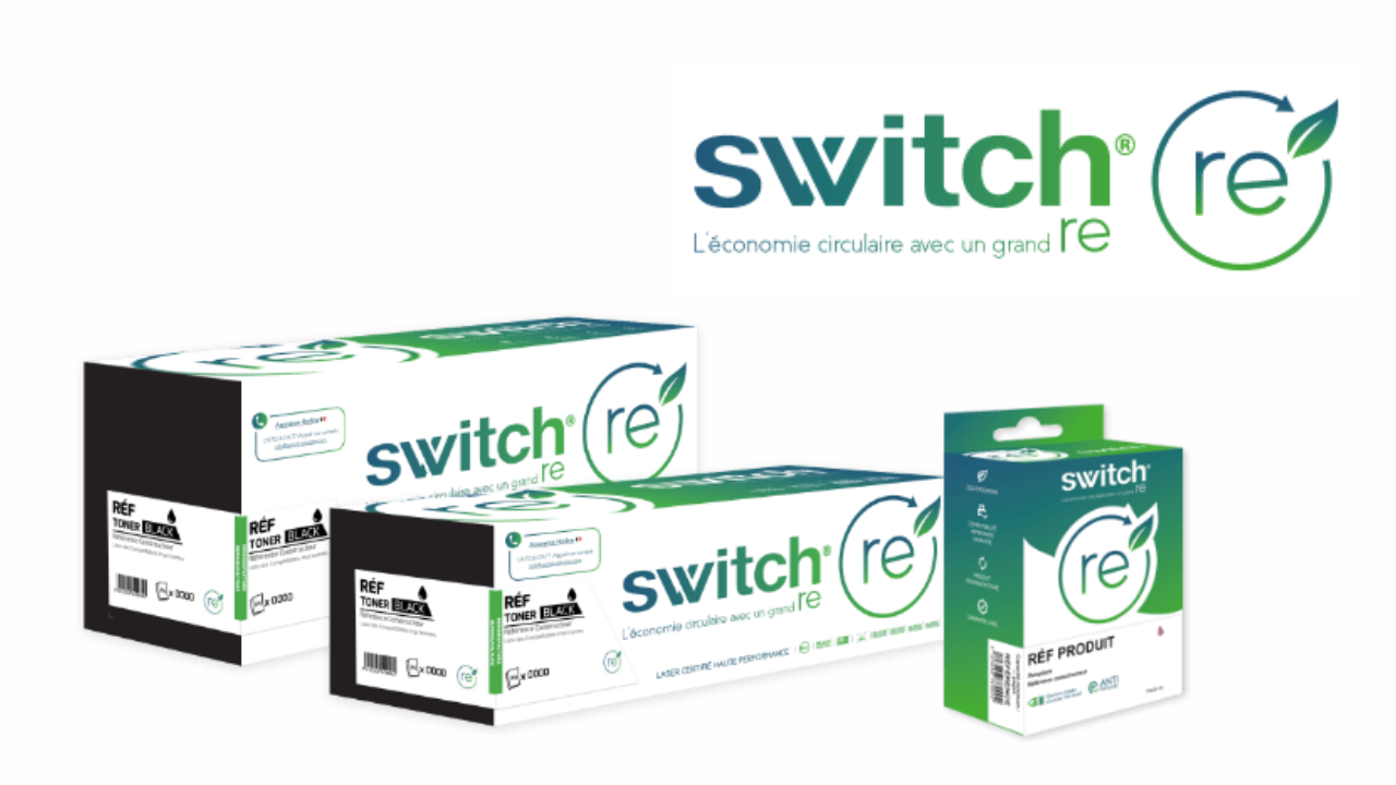 Switch RE - Cartouches et toners 100% remanufacturé