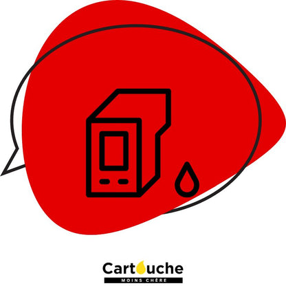 Cartouche Générique pour Canon BCI3ER Rouge