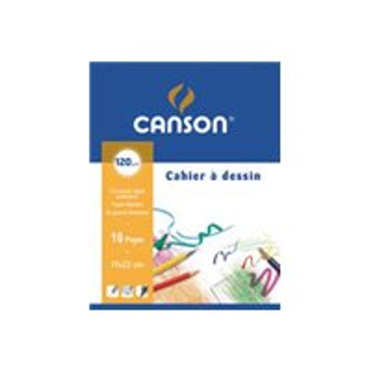 CANSON Cahier à dessin, uni, 125 g/m2, 170 x 220 mm