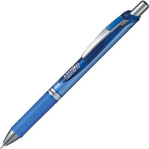 Pentel Stylo roller à encre gel liquide EnerGel BLN75, bleu - Cartouchify