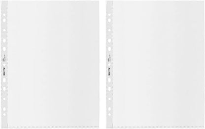 LEITZ Pochette perforée Recycle, A4 Maxi, PP, grainé - Cartouchify