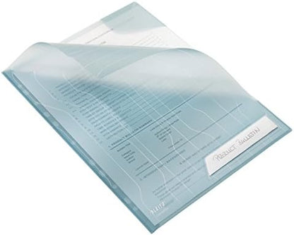 LEITZ Pochette CombiFile, A4, PP, 0,20 mm, bleu - Cartouchify