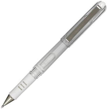 Pentel Stylo roller à encre gel K230M, blanc - Cartouchify