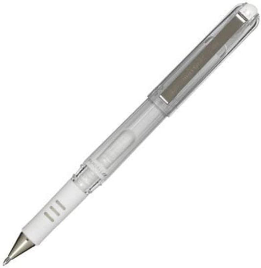Pentel Stylo roller à encre gel K230M, blanc - Cartouchify