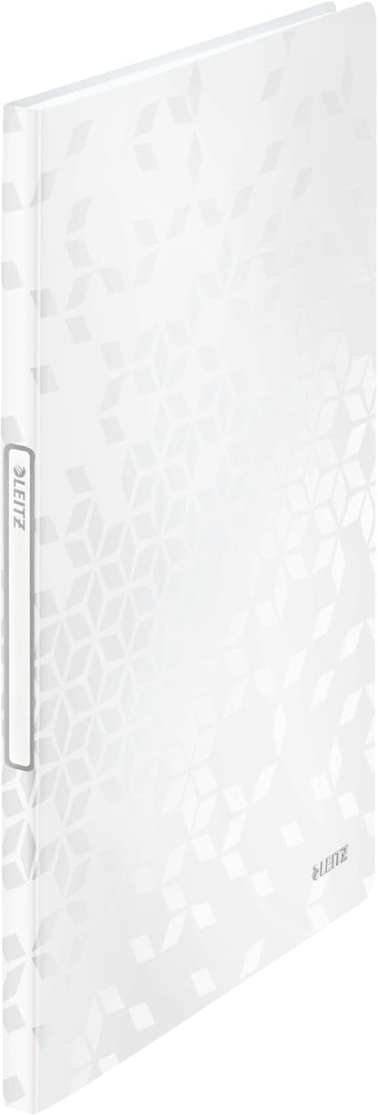 LEITZ Protège-documents WOW, A4, PP, 20 pochettes, blanc - Cartouchify