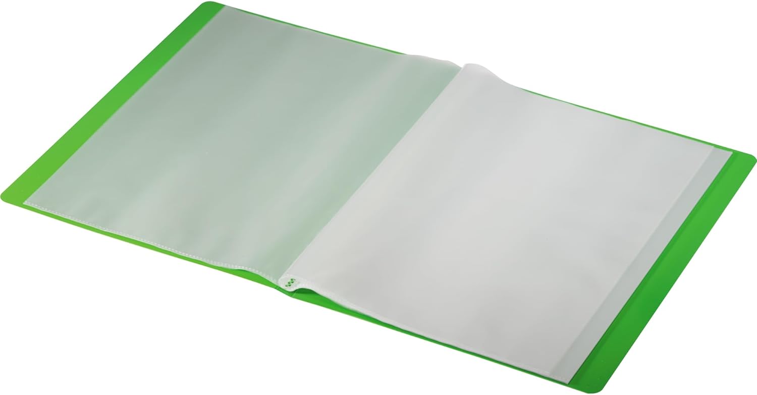 LEITZ Protège-documents Recycle, A4, PP, 20 pochettes, vert - Cartouchify