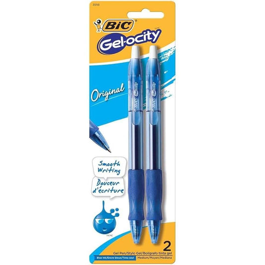 BIC Stylo à encre gel Gelocity, bleu - Cartouchify