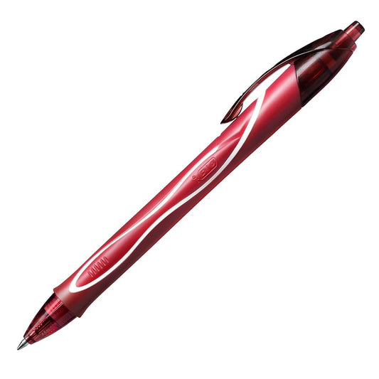 BIC Stylo à encre gel Gelocity, rouge - Cartouchify