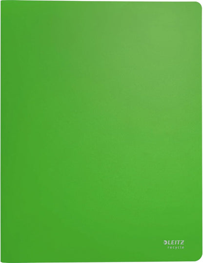 LEITZ Protège-documents Recycle, A4, PP, 20 pochettes, vert - Cartouchify