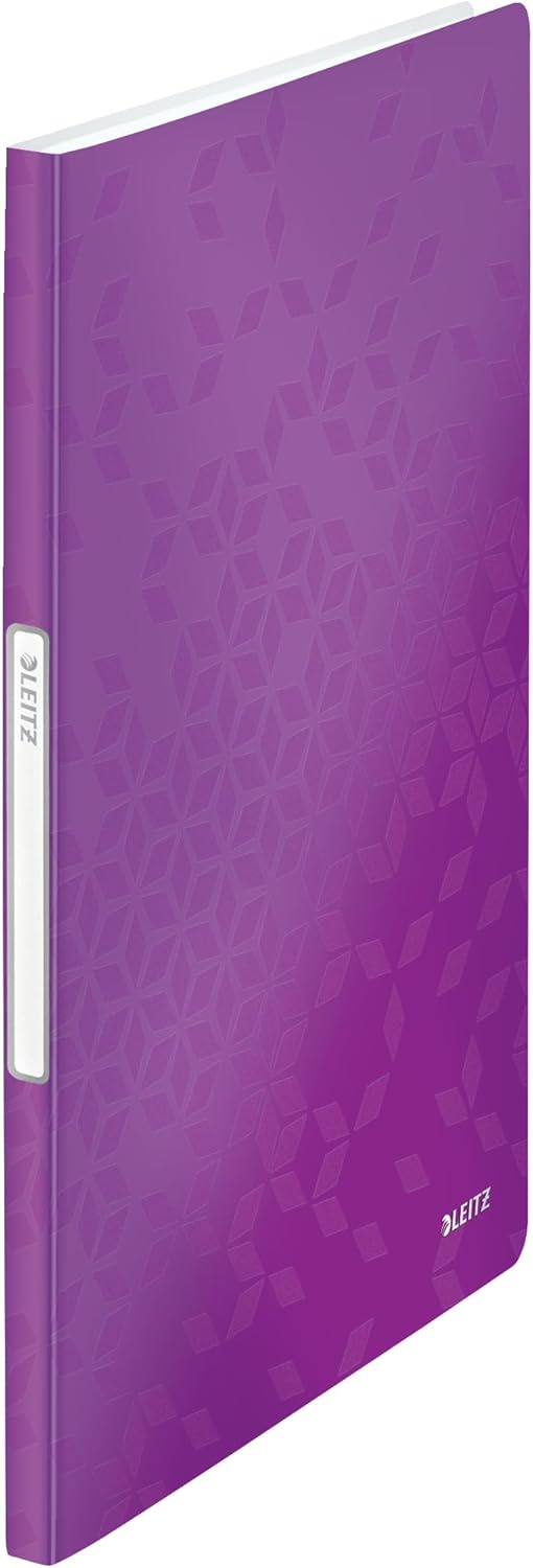 LEITZ Protège-documents WOW, A4, PP, 20 pochettes, violet - Cartouchify