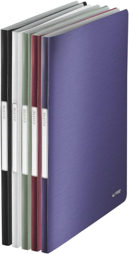 LEITZ Protège documents Style, format A4, PP, bleu titane, - Cartouchify