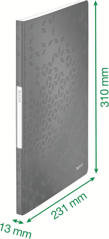 LEITZ Protège-documents WOW, A4, PP, 20 pochettes, vert - Cartouchify