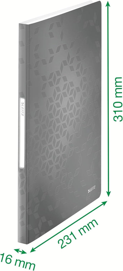LEITZ Protège-documents WOW, A4, PP, 40 pochettes, vert - Cartouchify