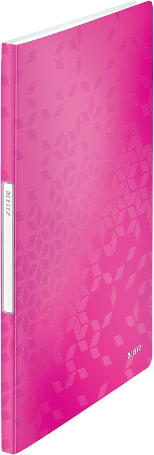 LEITZ Protège-documents WOW, A4, PP, 20 pochettes, rose - Cartouchify