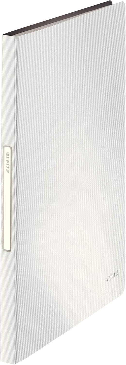 LEITZ Protège-documents Solid, A4, PP, 40 pochettes, blanc - Cartouchify